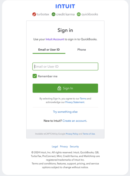 sign in with your credentials