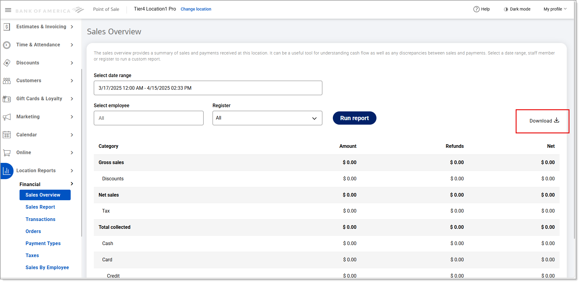 Download option