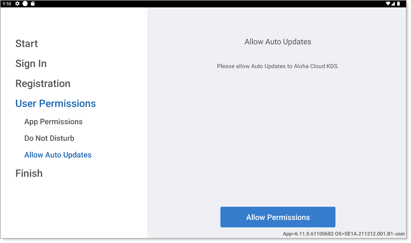 allow auto updates