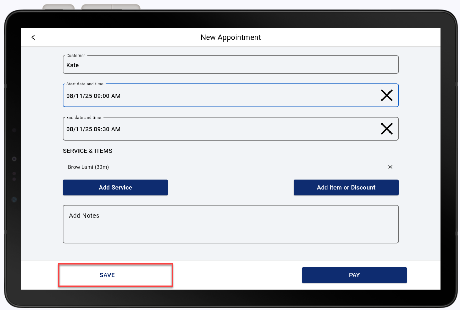 save or pay options