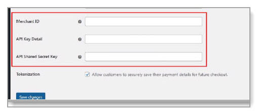 WooCommerce security key fields