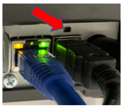 view of Function button above the USB port