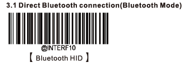 scan to select bluetooth direct connection