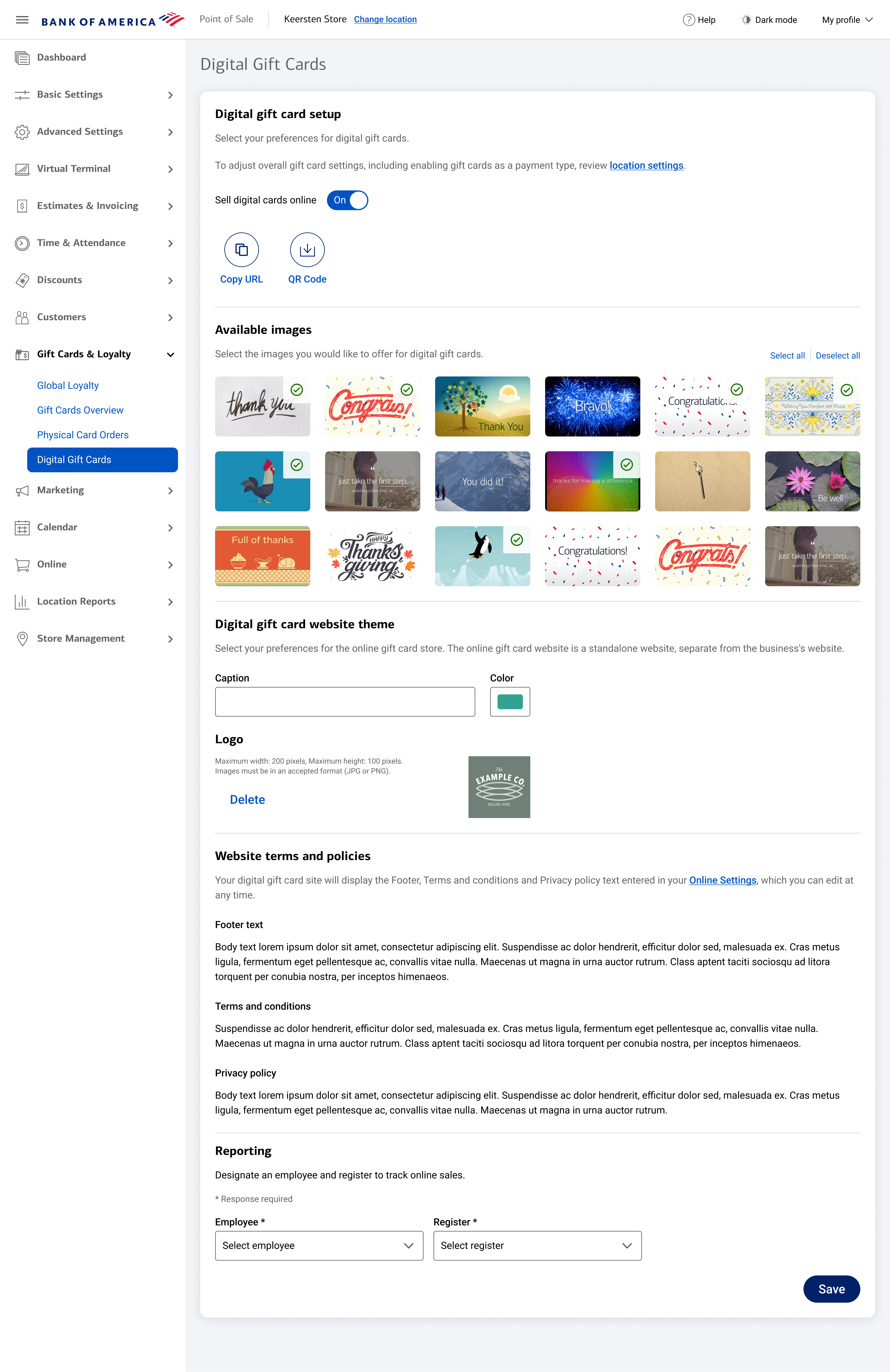 digital gift cards