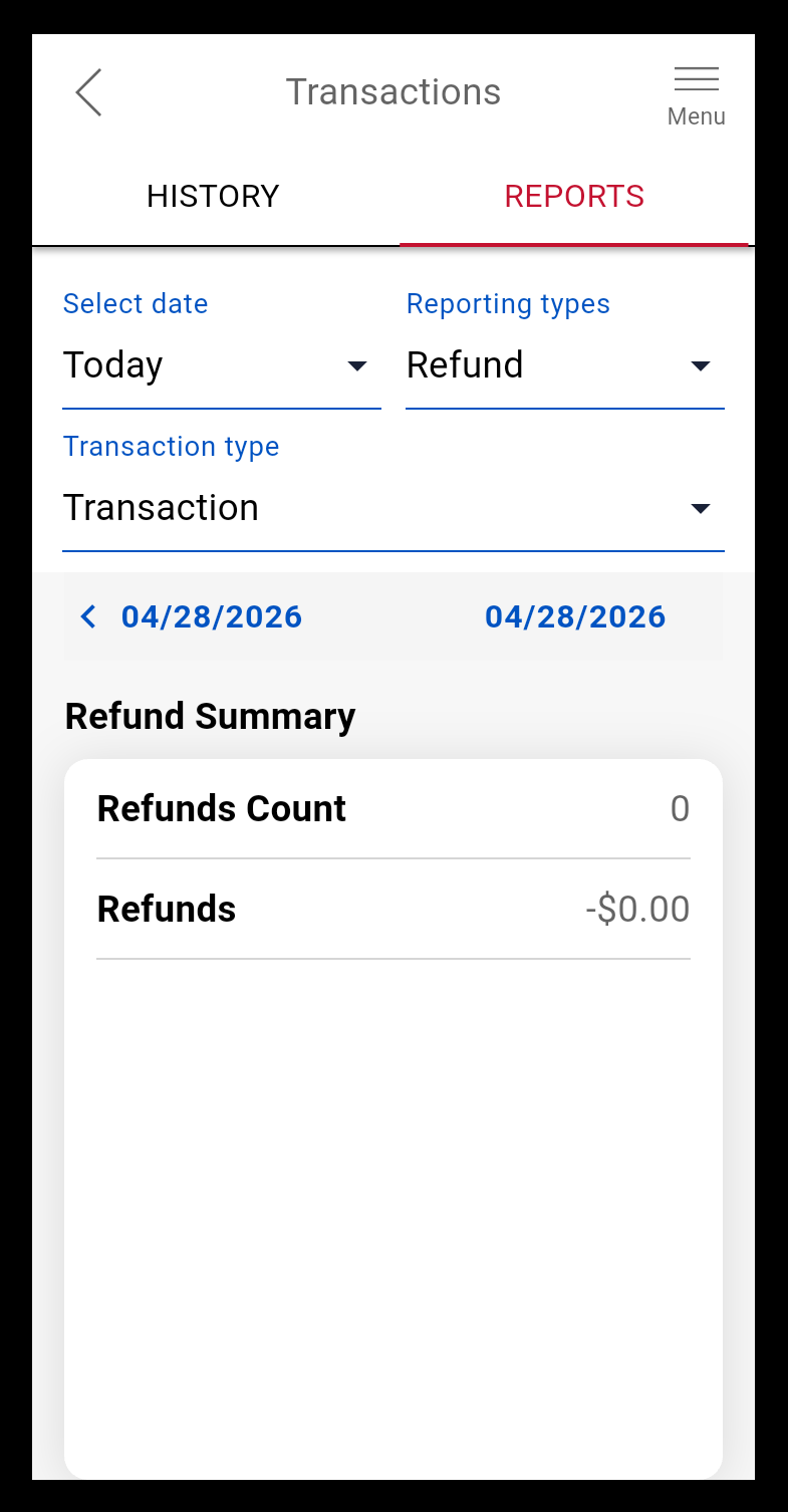 refund summary report