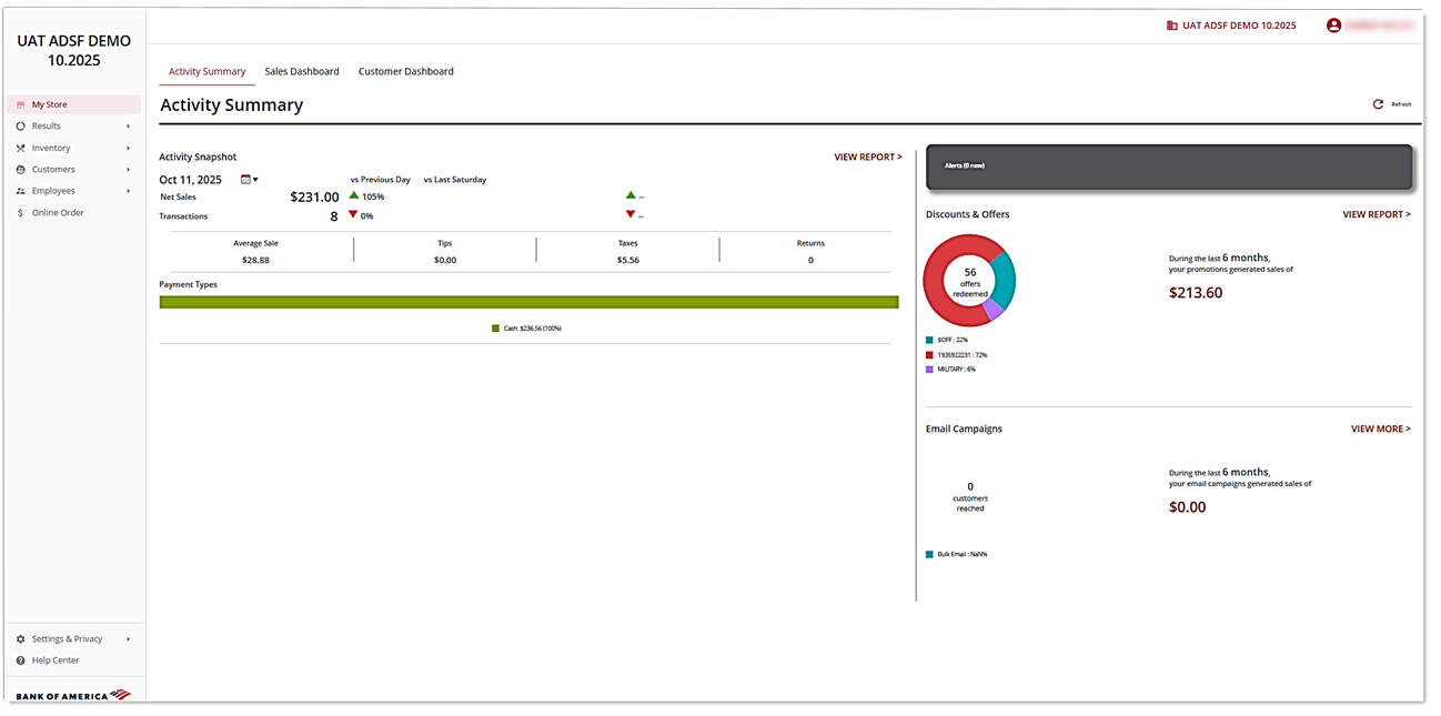New tab position for Essentials and Retail