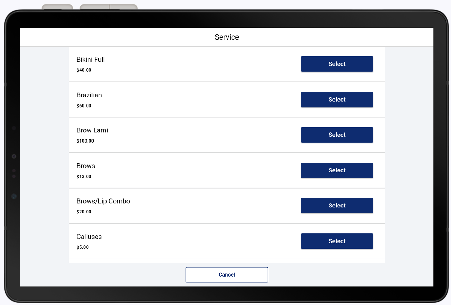 add service options