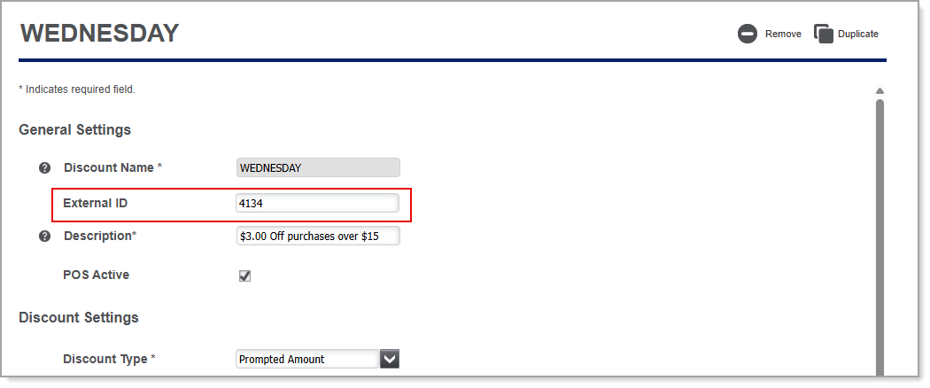 External ID field with sample ID