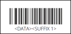 data suffix barcode