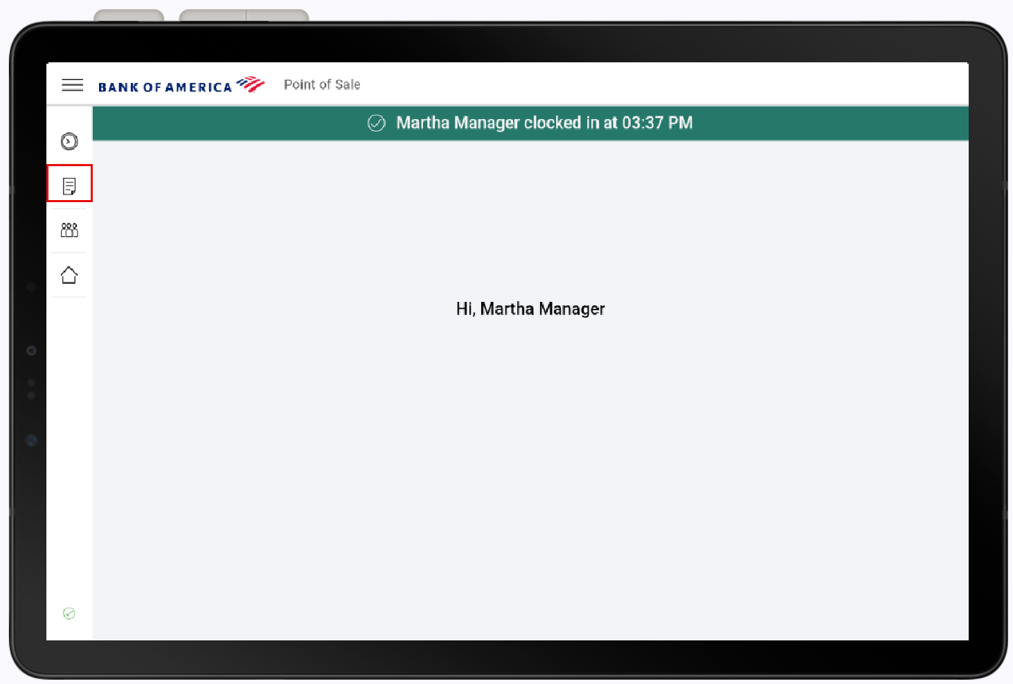 Time and attendance employee display