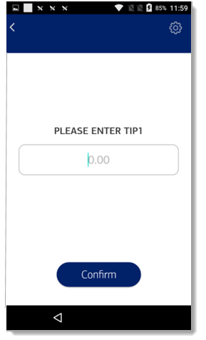 Enter Tip field