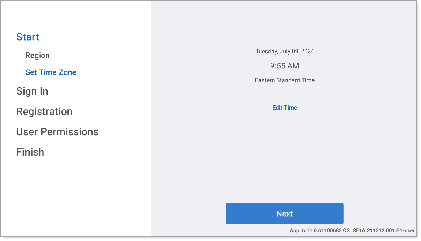 registration time zone