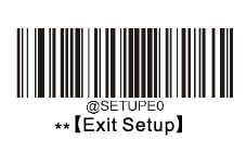 scan to exit setup
