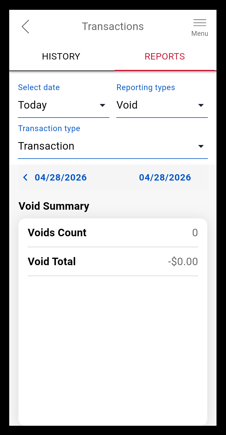 void summary report