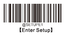 scan to enter setup mode