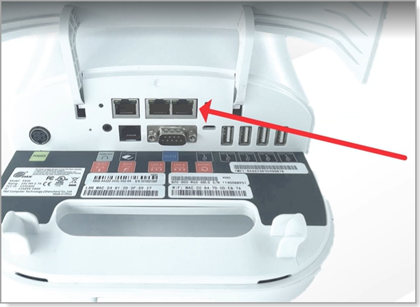 Smart Register E800 Ethernet LAN Port