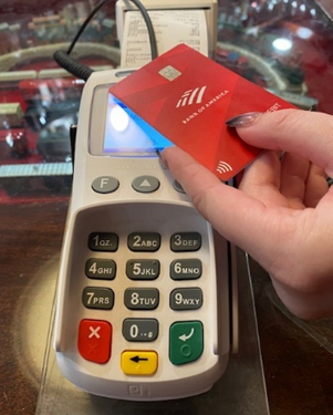 contactless payment on SP30