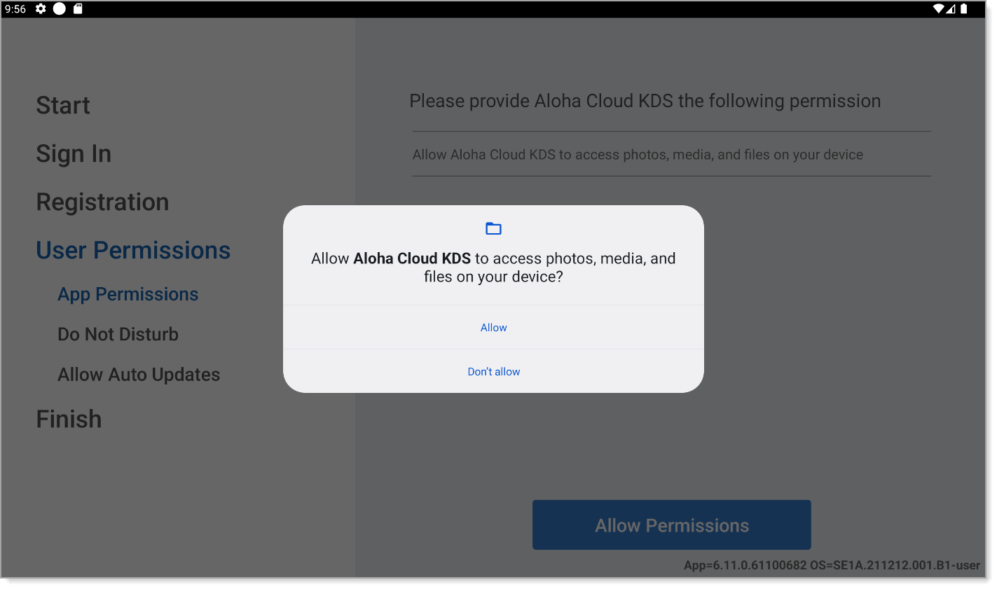 allow cloud KDS access to photos