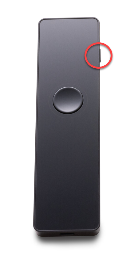 T3320 scanner with power button highlighted
