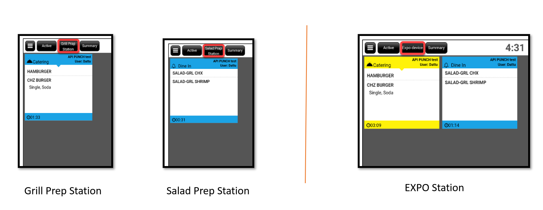 station view vs expo view