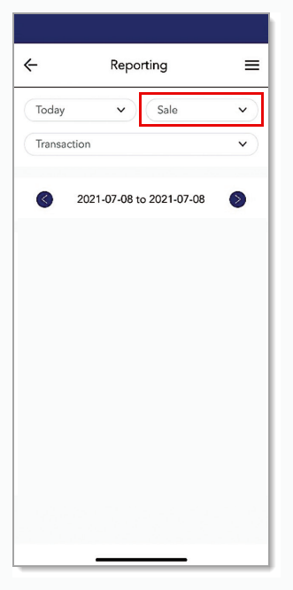 Sale/Refund filter in Reporting